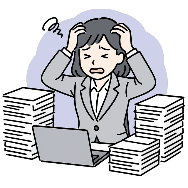 本来の仕事に時間が割けない